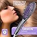 Gideon Heated Hair Brush Straightener – Amazing and Innovative Hair Straightener/Achieve Salon Quality Straight Hair in Minutes [UPGRADED VERSION]