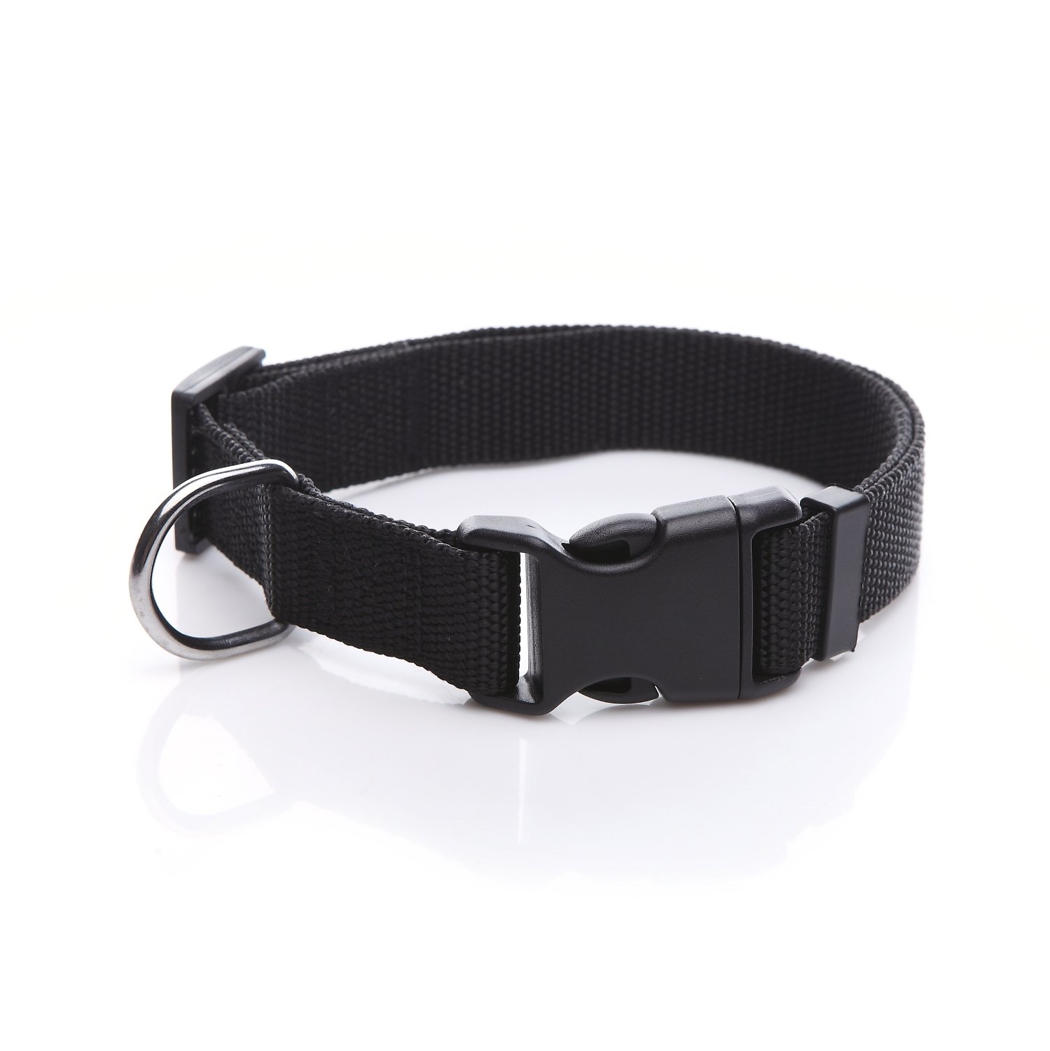 Photo 1 of Adjustable Nylon Dog Collar, pet Collar 1 Inch 3/4 Inch 5/8 Inch Wide, for Large Medium Small Dogs?3/4 Inch,Black?