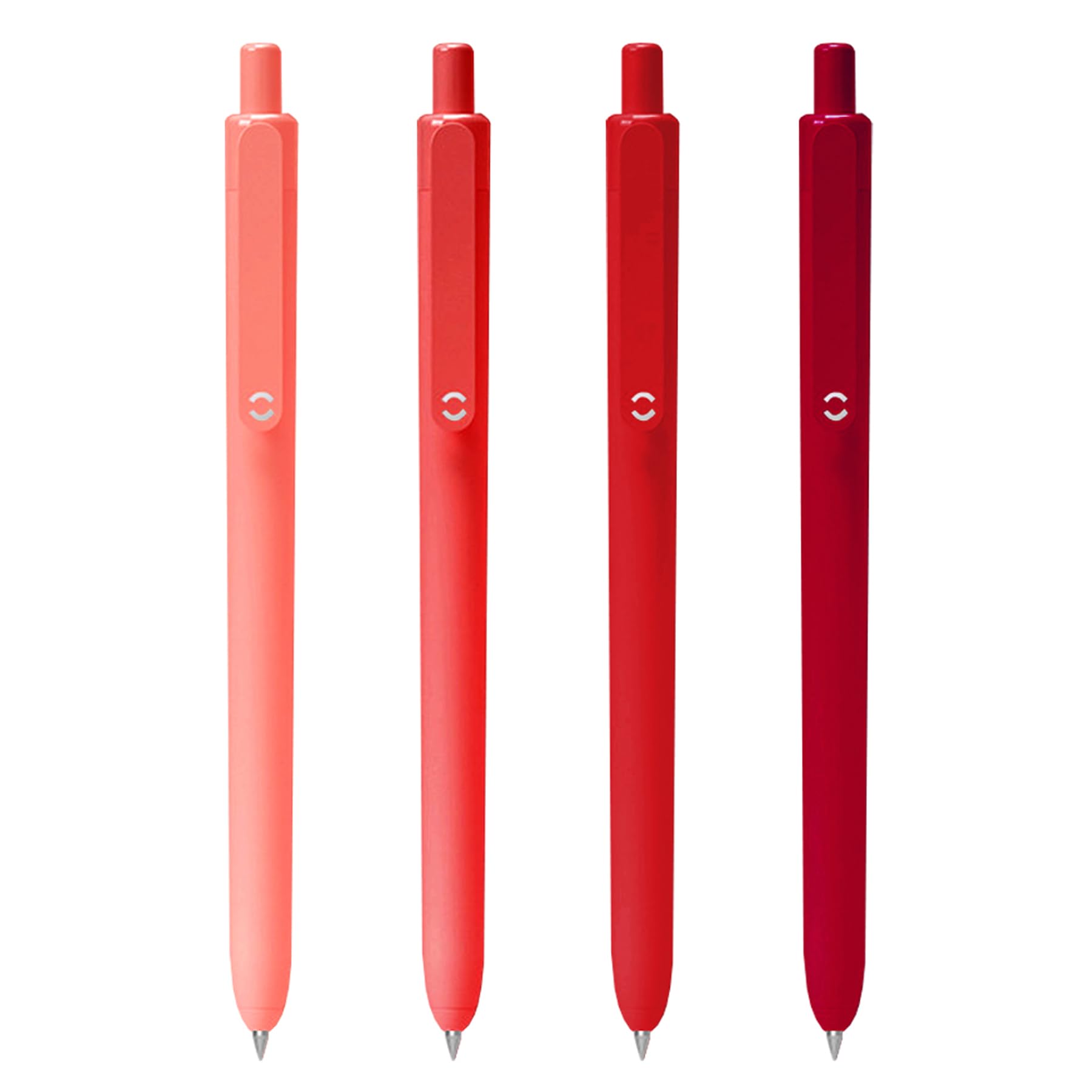 HeTaoCat 0.5mm Fine Point Retractable Gel Ink Pens (Red)
