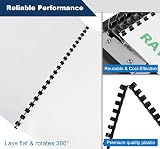 Rayson Mixed Size Binding Combs 6/8/10/12mm Pack of 100 Black A4 view 3