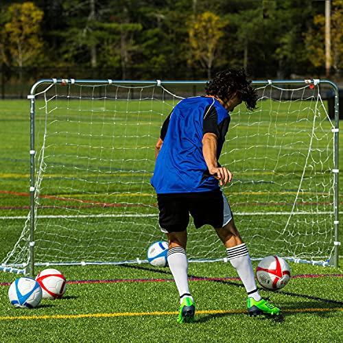 Franklin Sports Premier Steel Soccer Goal Folding Backyard Soccer