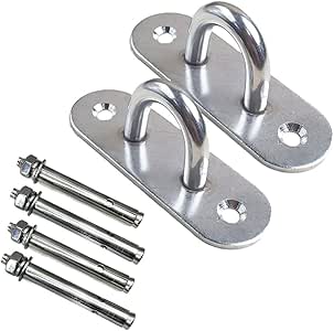 2X Anclaje de Techo con tornillos y Pared para Entrenamiento de