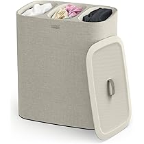 Joseph Joseph Dual-Compartment Laundry Hamper with Removable Bags