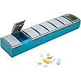 e-Pill Sync Smart Pillbox – Automatic Self-Learning Pill Organizer with Missed Dose Alerts, No Programming Required, Medication Reminder