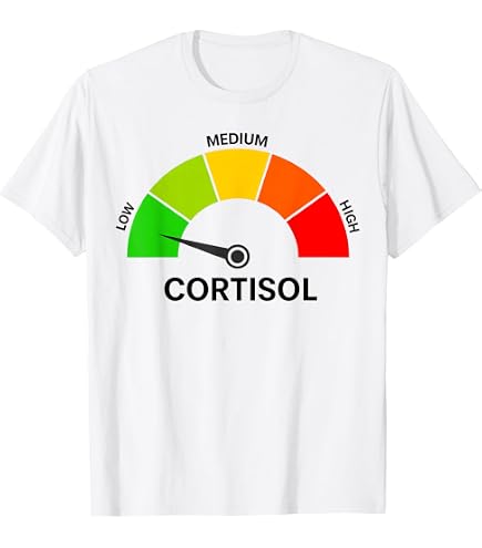 Amazon.com: Low Cortisol Levels Awareness Statement T-Shirt