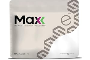 LUMINAS Max Patch - Electroceutical Relief - Versatile Comfort, Strong Adhesion, Long Lasting - Back, Shoulders, Neck, Knees 
