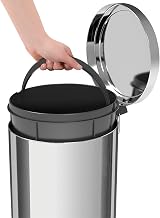 Tramontina 20L Pedal Bin Stainless Steel Kitchen Waste Bin with Lid view 4