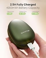 Gaiatop Hand Warmer 2 Pack Rechargeable Avocado Shape 3 Settings USB view 6