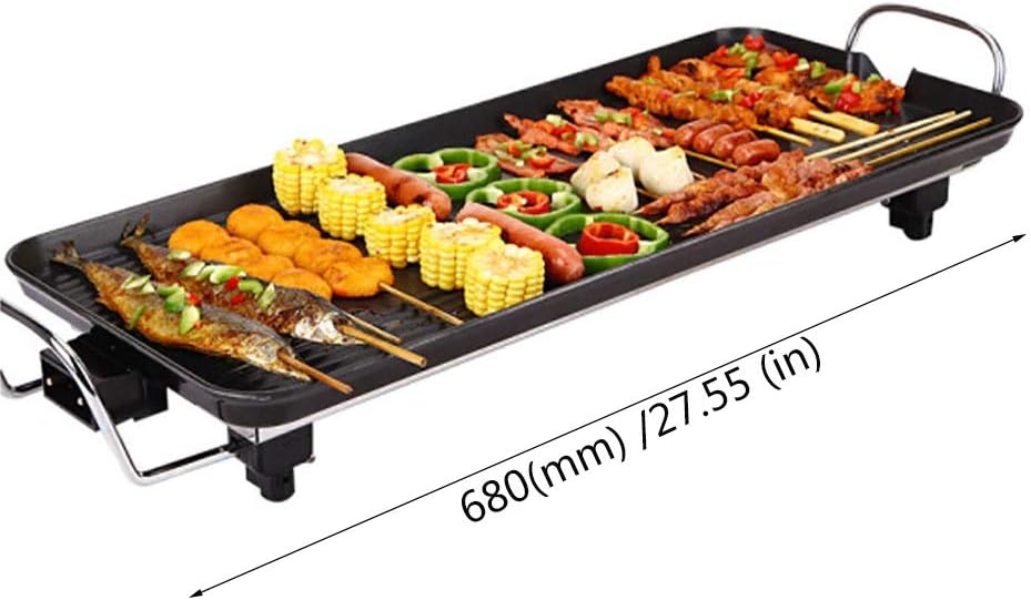 review Nologo W-XS1 Electric Grill,Five-Step Thermostat,Can Be Fried and Roasted A Variety of Delicious,Suitable for Home Kitchen and Outdoor Barbecue,Convenient