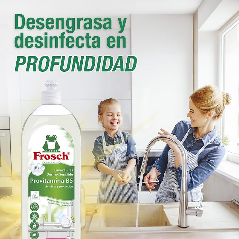 Lavavajillas Ecológico a Mano Líquido ProVitaminas B5-10x750 ml
