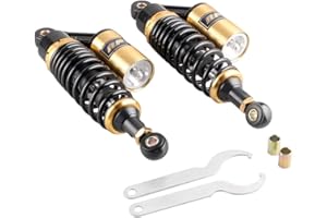 GZYF 11" 280mm Pair Rear Adjustable Air Shock Absorbers eye to eye 50-110cc for Yamaha for HONDA for Suzuku for Kawasaki Go Kart Scooter