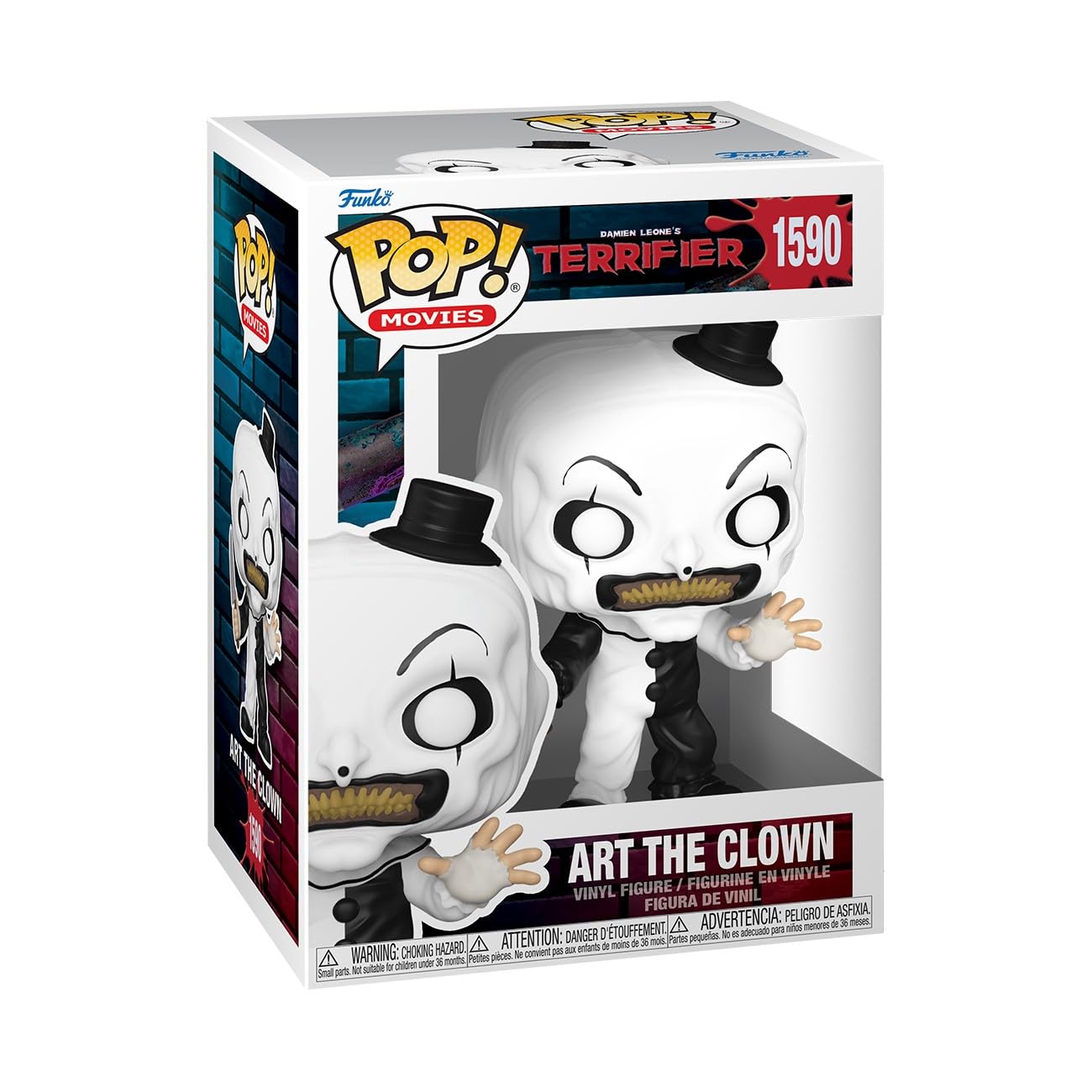 Funko POP! Movies: Terrifier - Art The Clown - Collectable Vinyl Figure - Gift Idea - Official Merchandise - for Kids & Adults - Horror Fans - Model Figure for Collectors and Display