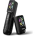 Ambition Zetton Wireless Tattoo Machine with Extra 2400mAh Battery Brushless Motor Straight Drive Bar Color Touch Display Rotary Tattoo Gun Cartridge Pen Supply for Professional Tattoo Artists