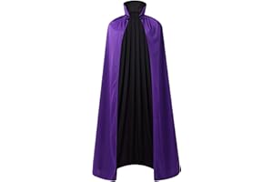 LMYOVE Reversible Cloak Halloween Cape Vampire Costume Masquerade Dracula Magician Devil Cosplay Adult