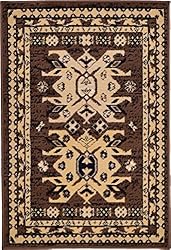 Unique Loom Taftan Collection Border Geometric