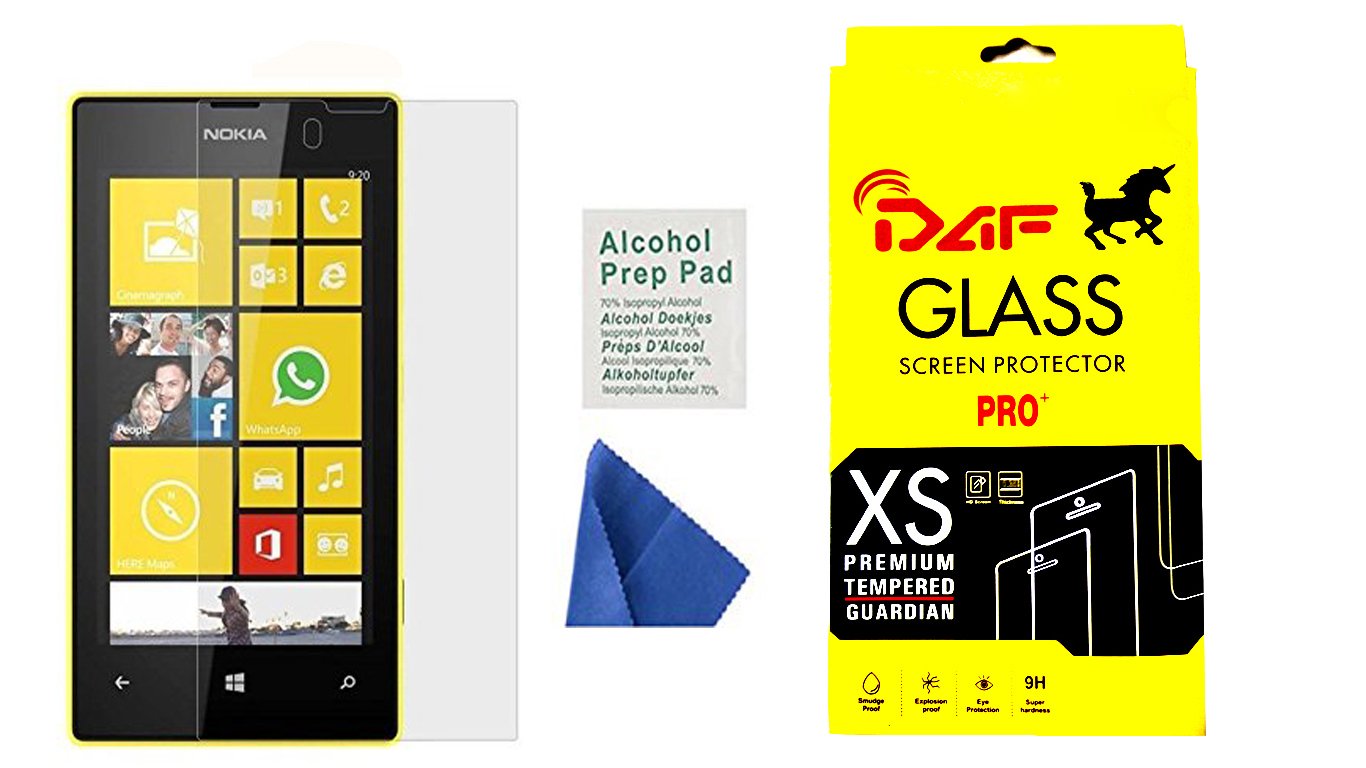 Sfondi Natalizi Nokia Lumia 520.Nokia Lumia 520 525 Tempered Glass Screen Guard Amazon In Electronics