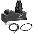 MCAMPAS Electric Push Button Spark Igniter Replacement Kit for Fire Pit Gas Burner System.2 Outlet Igniter and 36 inch Ground Wire