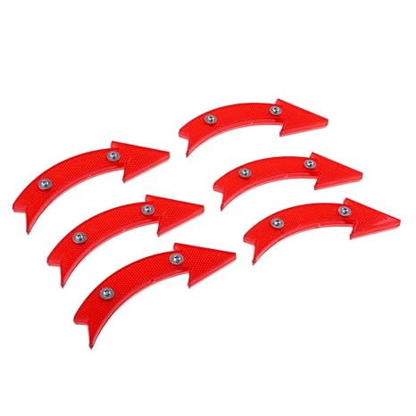 red spoke reflectors