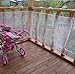 Susuntas 3 meter & 2 meter Kid Children Safety Rail Net Thickening Fencing Protect Net Balcony Pet Safety Stairs Net Protector Child Fence Baby Safety Net (3 meter)