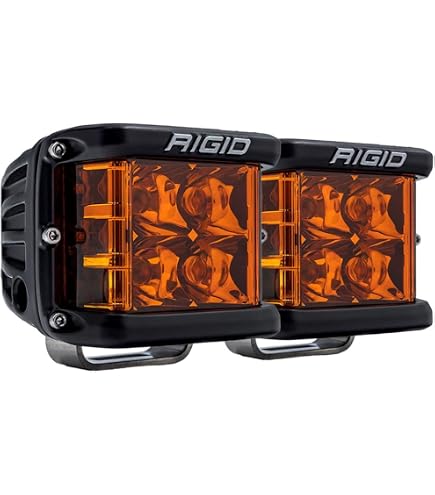 Amazon.com: RIGID INDUSTRIES Radiance Pod 琥珀色霧燈（2 入）適用於