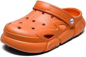 SECHRITE Kids Boys Girls Garden Clogs Shoes Shower Slippers Toddler Slip On Mules Lightweight Beach Pool Slides Indoor Sandals