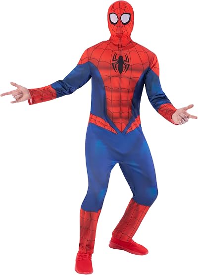 Rubies Spider-man Official Adult Costume Large Jumpsuit Mask