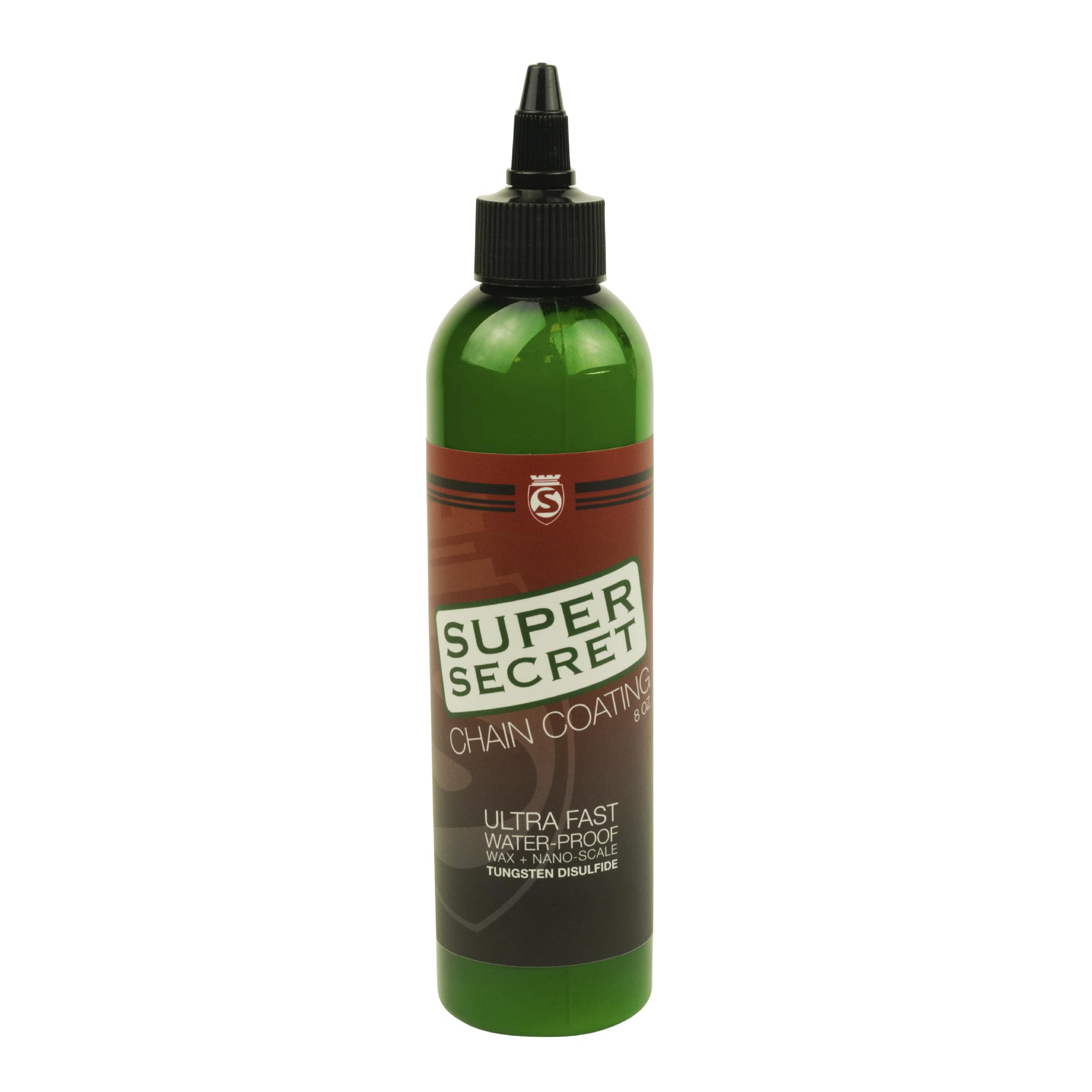 SILCA Super Secret Bike Chain Lube, 8 oz - Liquid Chain Wax to Clean, Smooth & Silence - Ultra Fast Bike Lube - Special Formula for Friction Reduction & Improved Wattage Output in All Weather Image