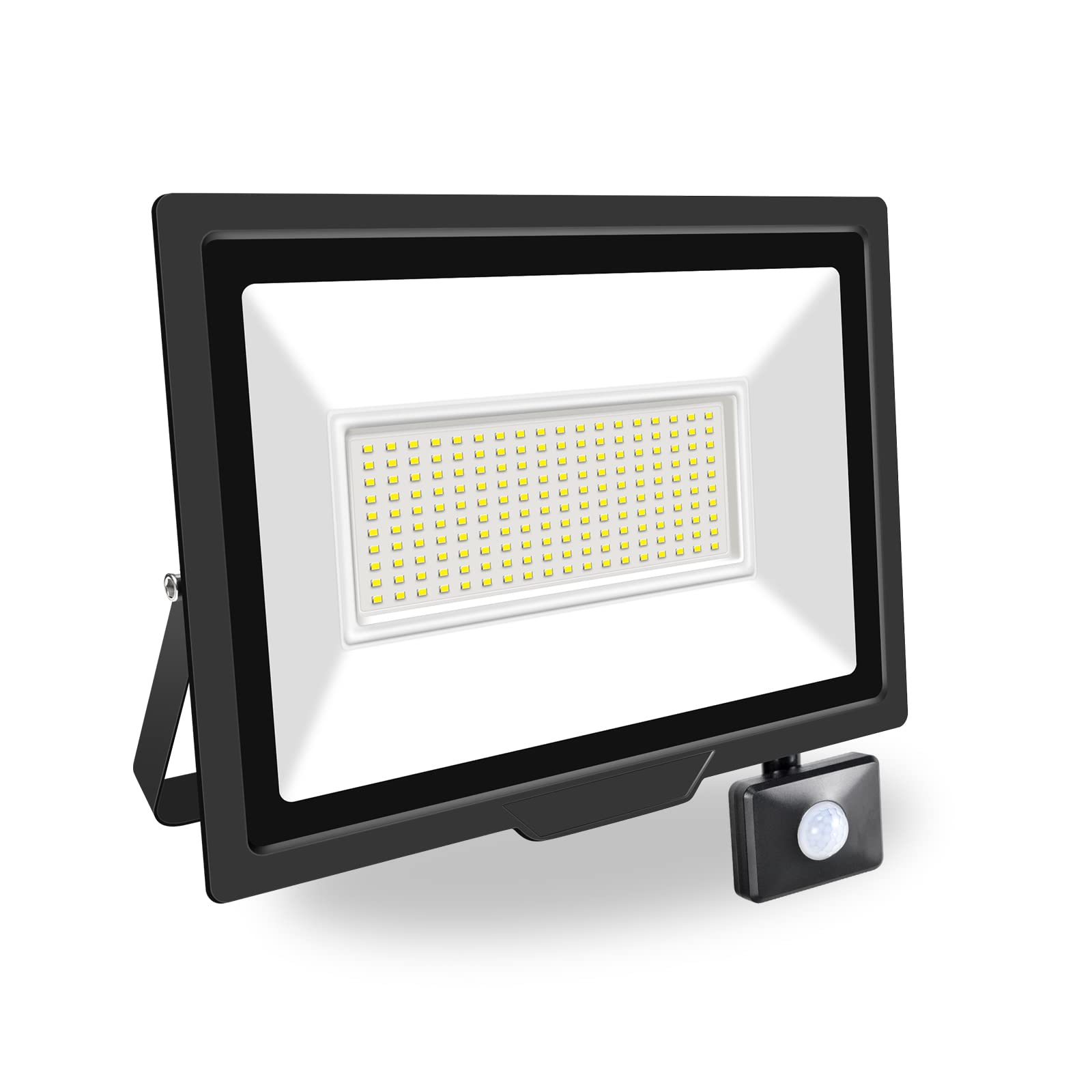 PICAA 150W LED Flood Lights Outdoor, Super Bright Security Lights with Motion Sensor, Waterproof Floodlight, Cold White (6500K) Wall Light, for Garden, Yard, Garage, Patio,Warehouse, Parking Lot