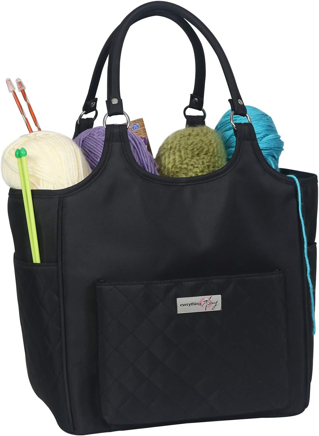 crochet craft bag