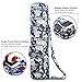 IUGA Yoga Mat Bag Easy Access Zipper with 2 Functional Storage Pockets, Fine Canvas with Eco Printing, Adjustable Shoulder Strapthumb 2