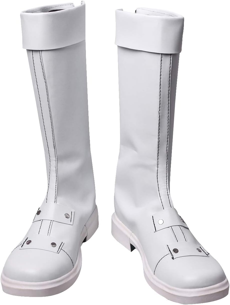 YuanCos Boku no Hero Academia Shoto Todoroki Anime Cosplay White Boots S008