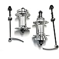 DONSP1986 Bike Wheel Part Bicycle hub, Bike Hub 36 Hole, Quick Release,Alum,One Pair,100mm x135mm Front Width and Rear Width