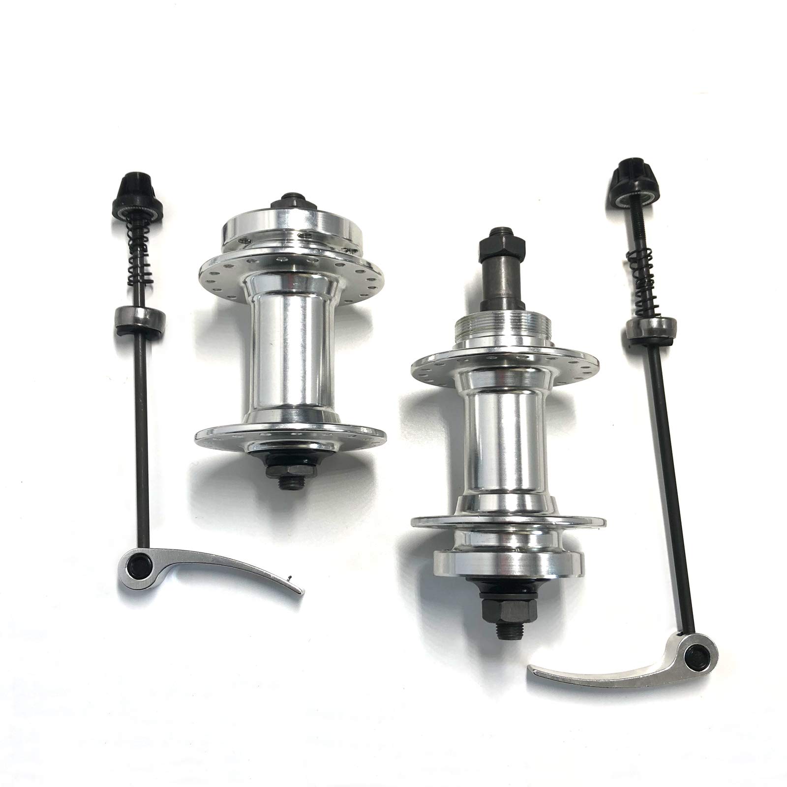 Photo 1 of DONSP1986 Bike Wheel Part Bicycle hub, Bike Hub 36 Hole, Quick Release,Alum,One Pair,100mm x135mm Front Width and Rear Width