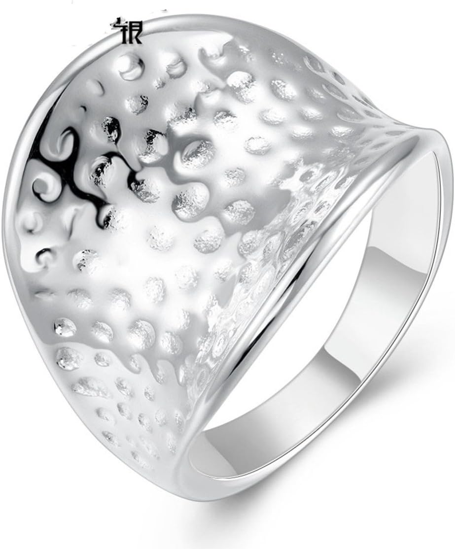 Minkang Fashion Jewelry 925 Solid Silver Classic Thumb Personality Women's Ring 8-Inch