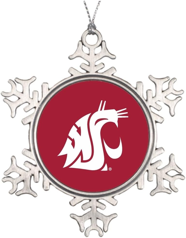 Bang Angel Tree Branch Decoration Washington State Cougar Custom Christmas Snowflake Ornaments