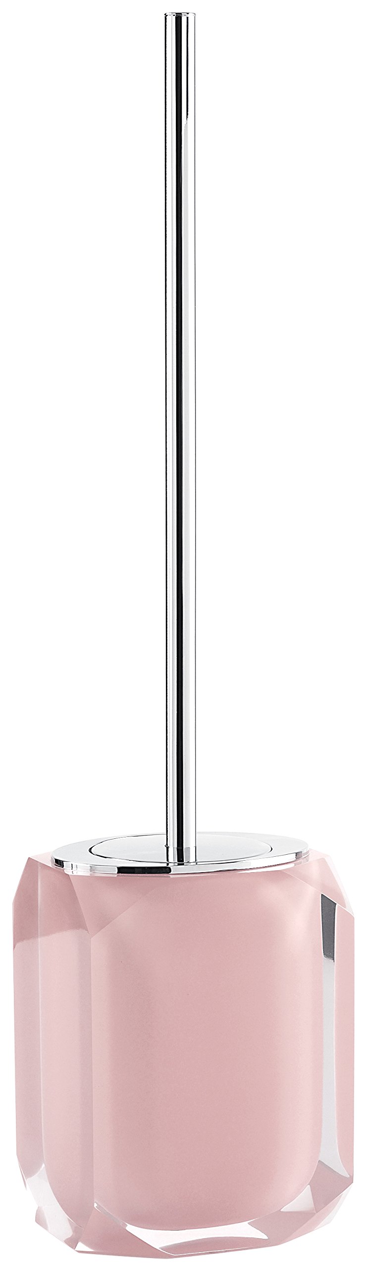 Gedy Chanelle Toilet Brush, Resin, Pink, 8.6 x 10.6 x 45.7
