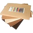 Mililanyo 40Pcs Wool Felt Fabric Sheets 20x30cm Soft Non Woven Assorted Color Felt Fabrics Squares Sewing Patchwork Felt Craft for DIY (Brown Series)