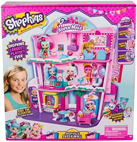 Shopkins Shoppies Shopville Super Mall 