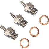 3-Pack Hot Spark Glow Plug N3 No.3 70117 Compatible with Kyosho HSP HPI Redcat 1/8 1/10 RC Nitro Engines Car Truck Buggy