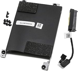 Hard Drive Cable Connector+HDD Caddy Bracket Replacement for Dell Latitude E5580 6F7DD 6NVFT