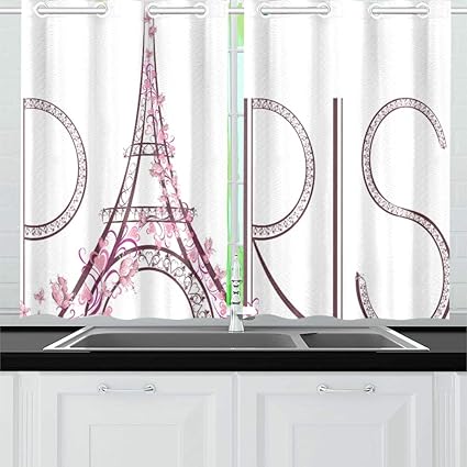 Amazon Com Wutmving Pink Eiffel Tower With Paris Lettering