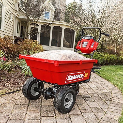 Snapper Xd Sxduc82 82v Cordless Self Propelled Utility Cart With 37 Cu Ft Cargo Bed