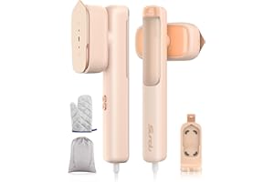 SUNDU Smart Steam irons Handheld Steamer for Clothes – Global Voltage Adaptation, Palm-Sized & Lightweight (0.8lb), Dual Steam Modes, Easy Wrinkle Remover, Auto Shut-Off, for Travel & Home