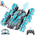 Ruirtarci 8WD Remote Control car,Gesture Sensing rc car 8 Wheels with Spray & Light, 2.4ghz rc Crawler for boy, 2 Rechargeable Batteries Christmas Toys Birthday Gifts for Kids 8 9 10 11 12