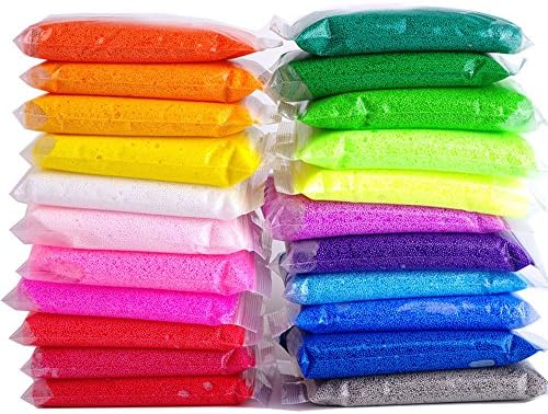 KCILINE 20gx24 Color Pearl Slime Clay for Boys for Girls Puzzle Educational Toys for Children's Sake and for Autistic Children