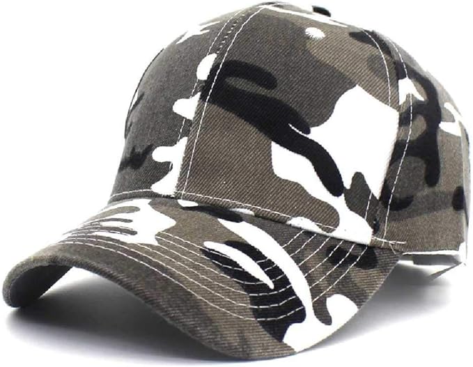 white camouflage hats