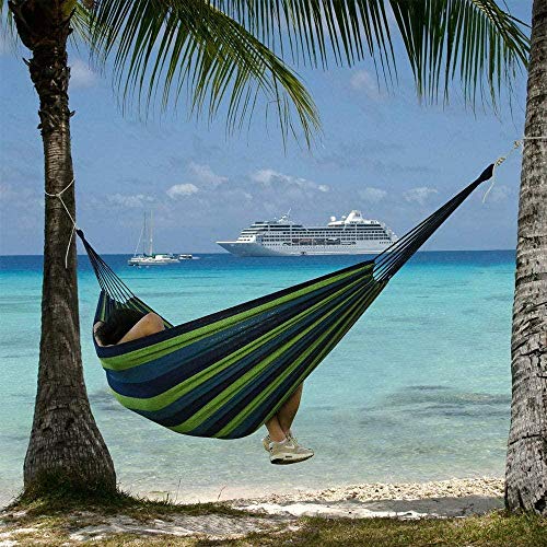 Hollywoodschaukel 200 x 150 cm, geeignet für 2 Personen, Anti-Roll-Design, ausgestattet mit einer starken Metallschlinge… – Bild 6