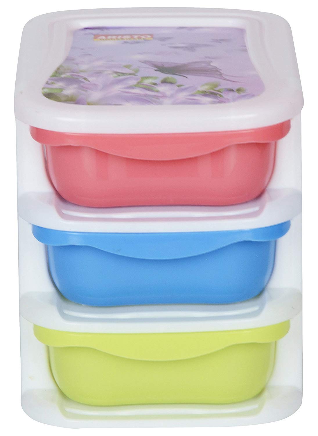 Shopmart Chest Of Drawers Matte Multi Coloured Sigma Drawer 3