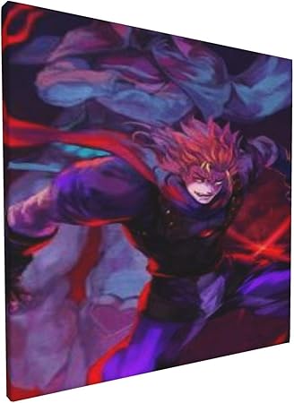 Amazon Co Jp 21新款 ジョジョの奇妙な冒険 アートパネル インテリア ポスター イラスト 高精細ジークレープリント画 モダン ポスター アートキャンバス 装飾画 フレームなし キャンバス 絵画 アートボード モダン絵画 飾り絵 おしゃれ かわいい 人気 ファッション