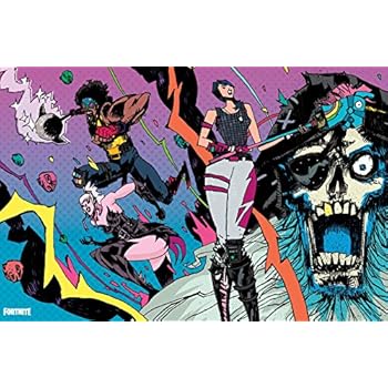 Trends International Fortnite - Jim Mahfood Shout Wall Poster, 22.375